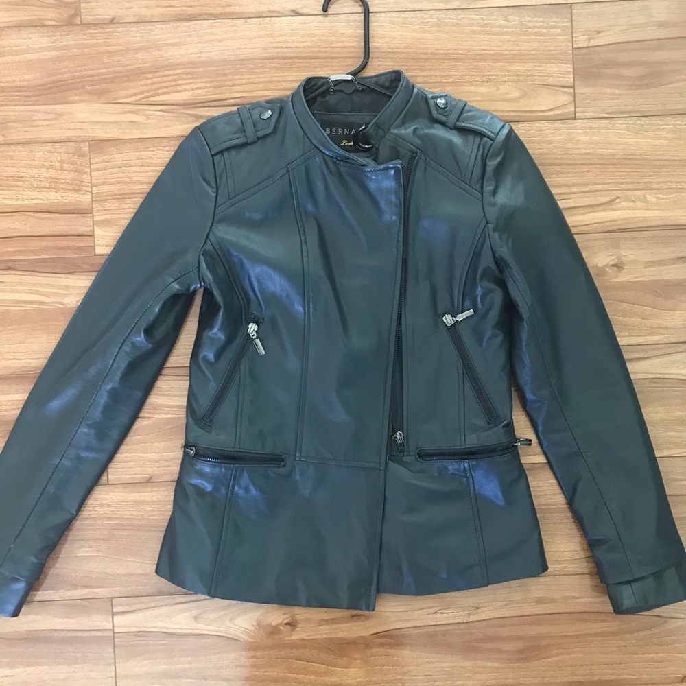 Bernardo leather jacket